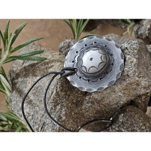 Кулон кованый на шнурке «Бубен» HC-1277