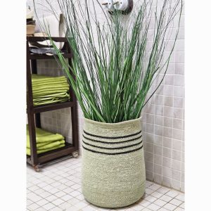 Ваза плетеная «Line gray light»