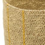 Кашпо плетеное «Ochra light stripe»