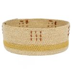 Корзина плетеная круглая «Оchre line»