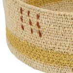 Корзина плетеная круглая «Оchre line»