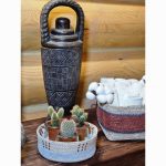 Корзина плетеная круглая «Blue line»