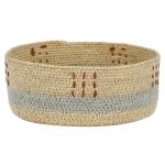 Корзина плетеная круглая «Blue line»