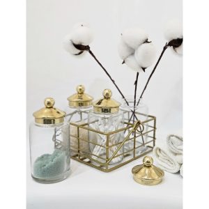 Набор стеклянных баночек (4 шт.)