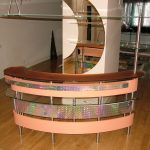 Барная стойка из металла/стекла