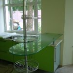 Барная стойка стеклянная