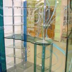 Барная стойка стеклянная