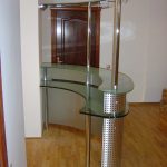 Барная стойка из металла/стекла