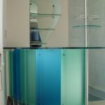 Барная стойка с матовым стекло