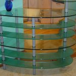 Барная стойка стеклянная