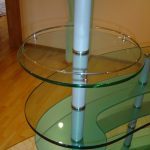 Барная стойка стеклянная