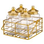 Набор стеклянных баночек (4 шт.)