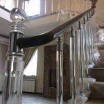 Лестничное ограждение из акрила