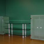 Тумба стеклянная