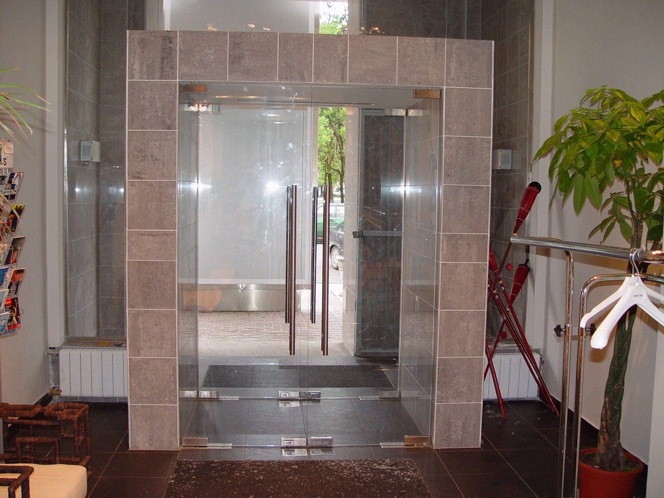 Входная группа стеклянная