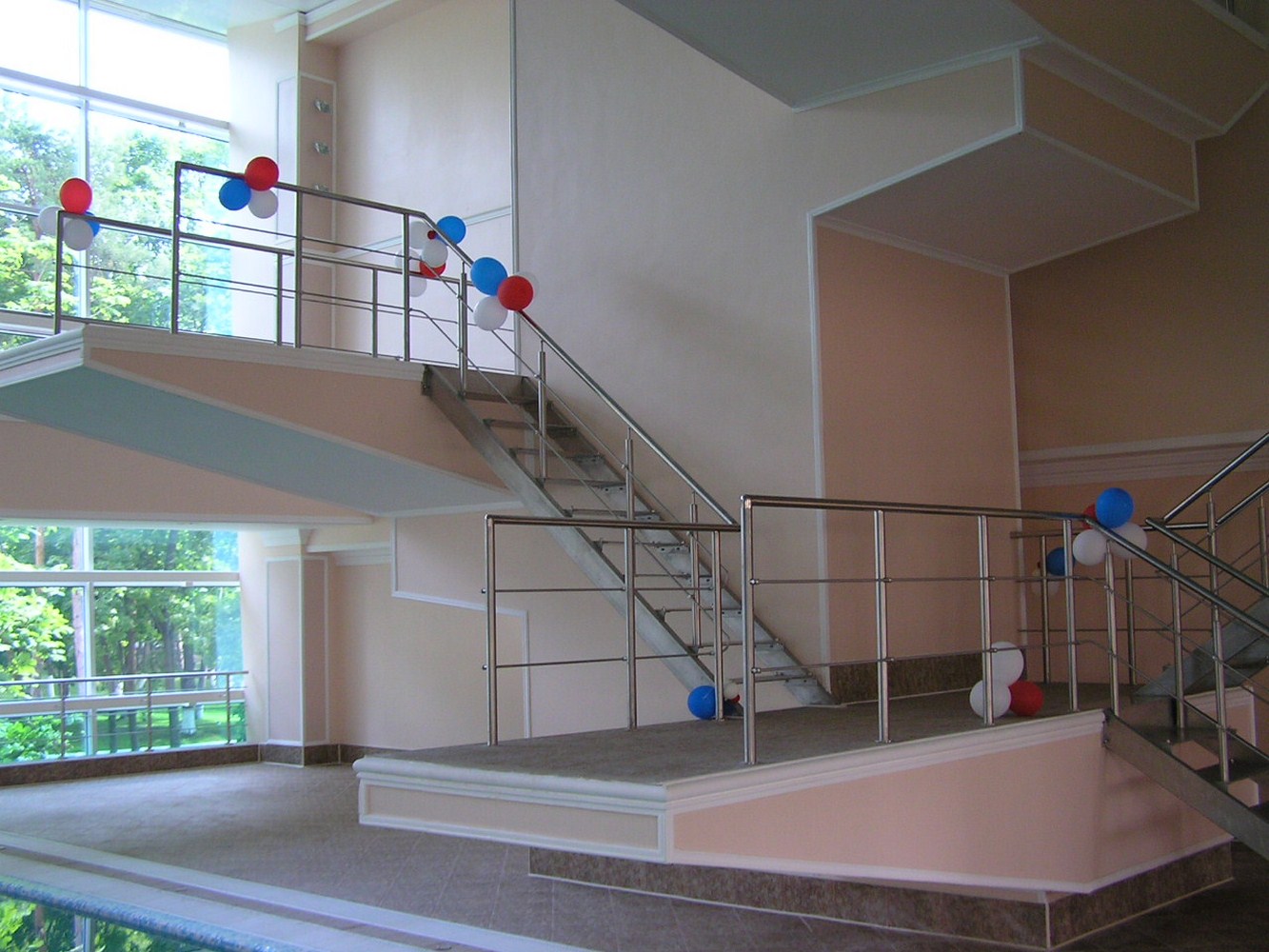 Ограждение для бассейна из нержавеющей стали