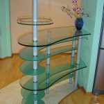 Барная стойка стеклянная