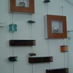 Полка на металлических тросиках