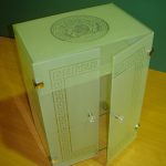 Тумба стеклянная