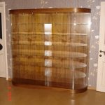 Шкаф стеклянный, основа дерево