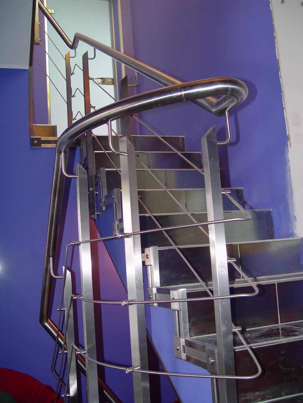 Ограждение для лестницы из нержавеющей стали