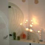 Полка стеклянная для ванной