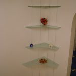 Полка на металлических тросиках