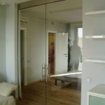 Раздвижная стеклянная дверь межкомнатная