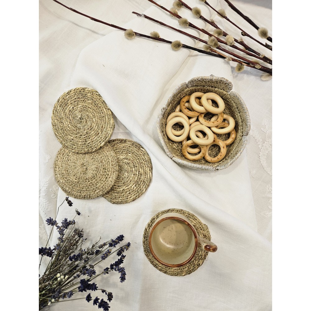 Набор подставок под чашки в коробе «Nature»