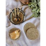 Набор подставок под чашки в коробе «Nature + black»