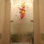 Шкаф стеклянный для ванны