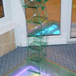 Стеллаж стеклянный