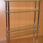 Стеллаж из металла/стекла