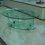 Столик журнальный стеклянный