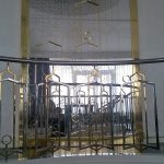 Ограждение для лестницы с покрытием нитрид-титаном