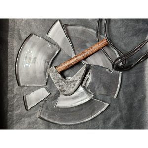 Кулон кованый на шнурке «Топорик»