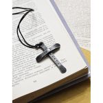 Кулон кованый на шнурке «Крест»