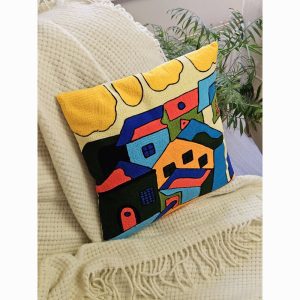 Подушка декоративная «Домики» с наполнителем