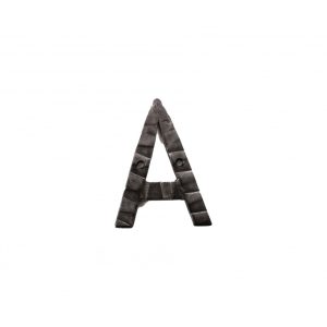 Кованая буква «А» 15 см