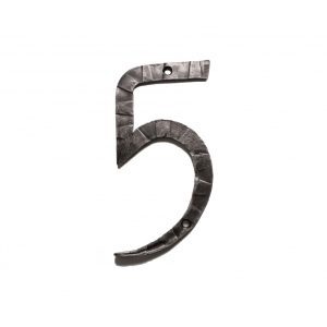 Кованая цифра «5» 15 см
