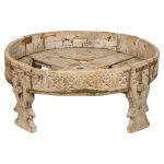 Деревянный кофейный столик