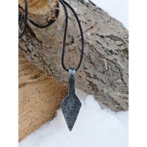 Кулон кованый на шнурке «Копье» HC-1019