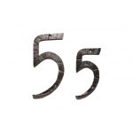 Кованая цифра «5» 20 см