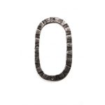 Кованая цифра «0» 20 см