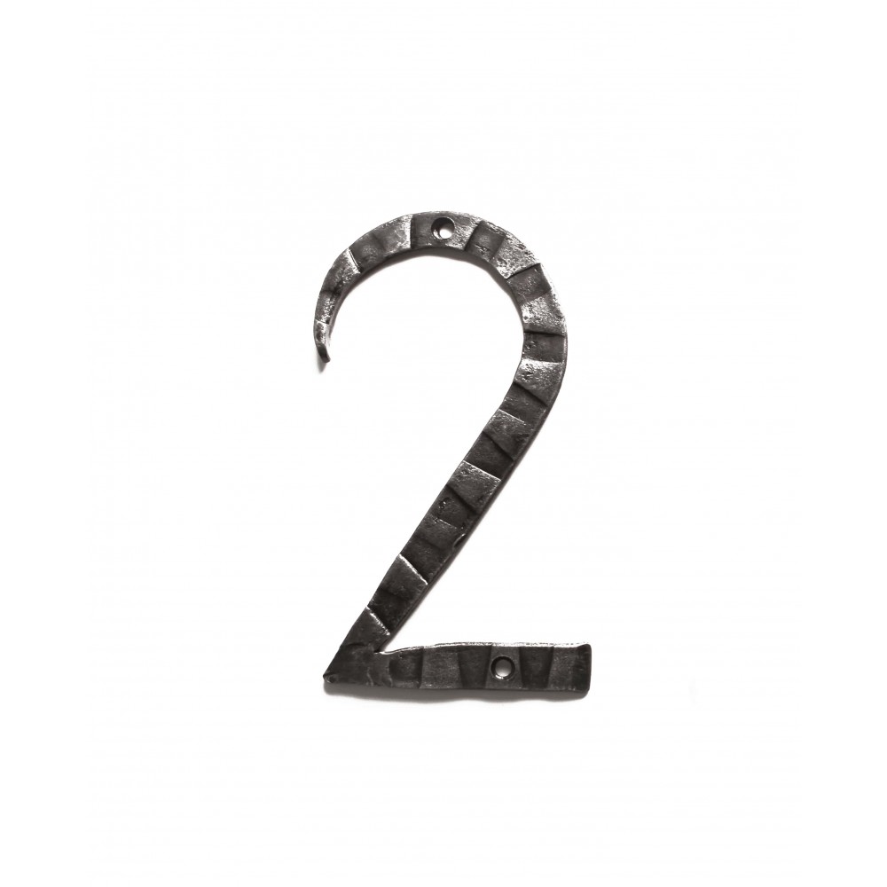 Кованая цифра «2» 15 см