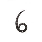 Кованая цифра «6» 20 см