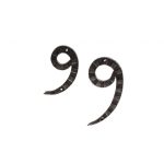 Кованая цифра «9» 15 см