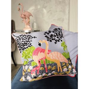 Подушка декоративная «Фламинго» с наполнителем