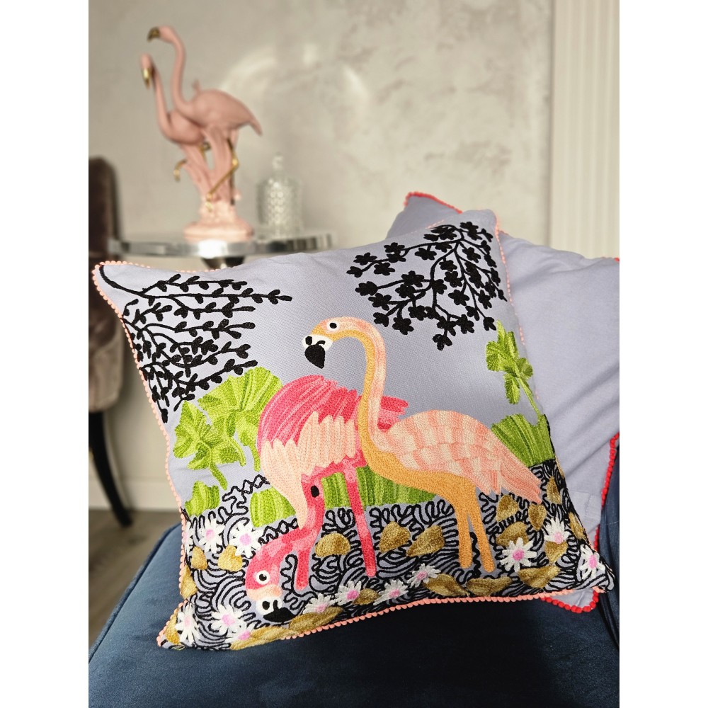 Подушка декоративная «Фламинго» с наполнителем
