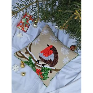 Подушка декоративная «Снегирь» с наполнителем